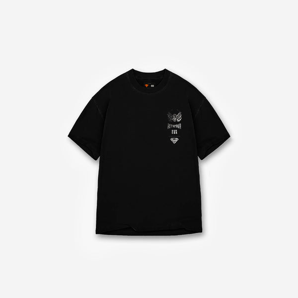 Camiseta Oversized Treino Mith X Superman Jump Preto