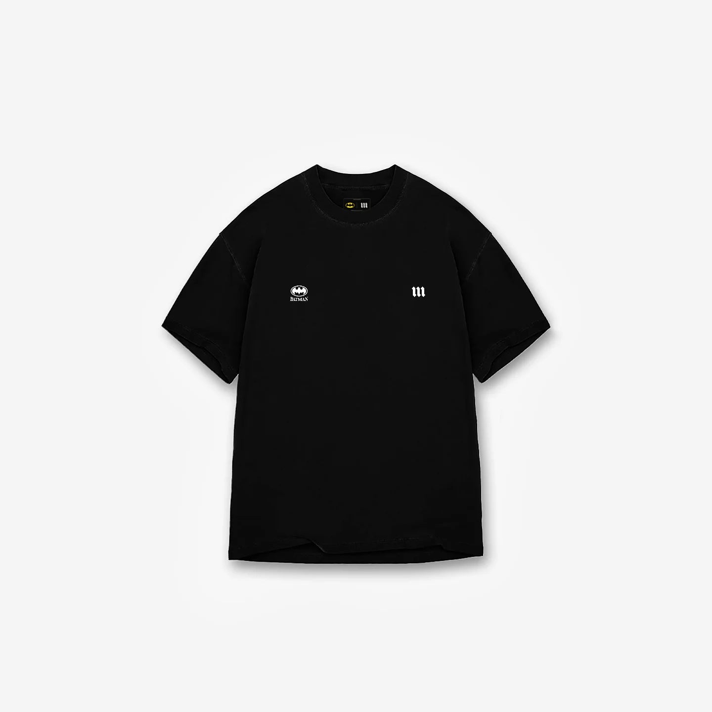Camiseta Oversized Heavy Mith X Batman I Am The Night Preto