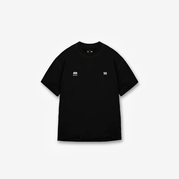 Camiseta Oversized Heavy Mith X Batman I Am The Night Preto