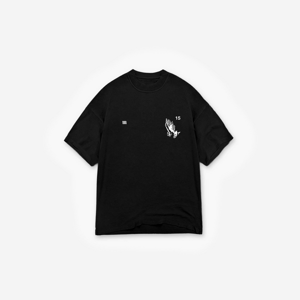 Camiseta Oversized Treino Que Deus Perdoe Preto