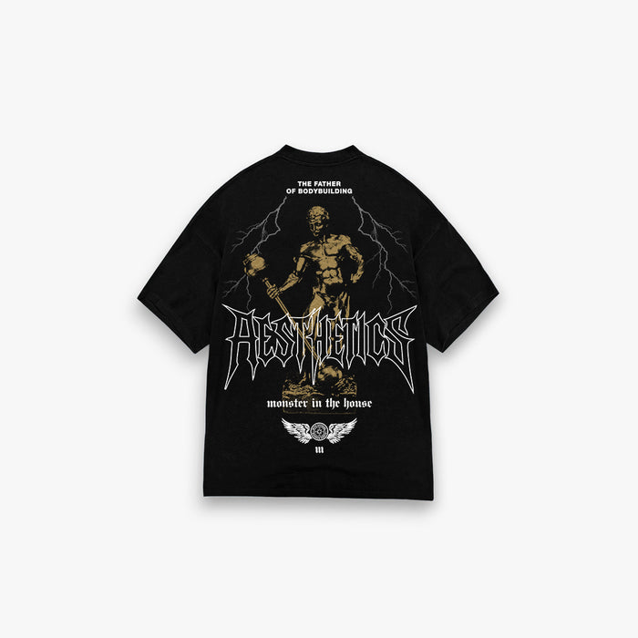 Camiseta Oversized Treino Mith Sandow Preto