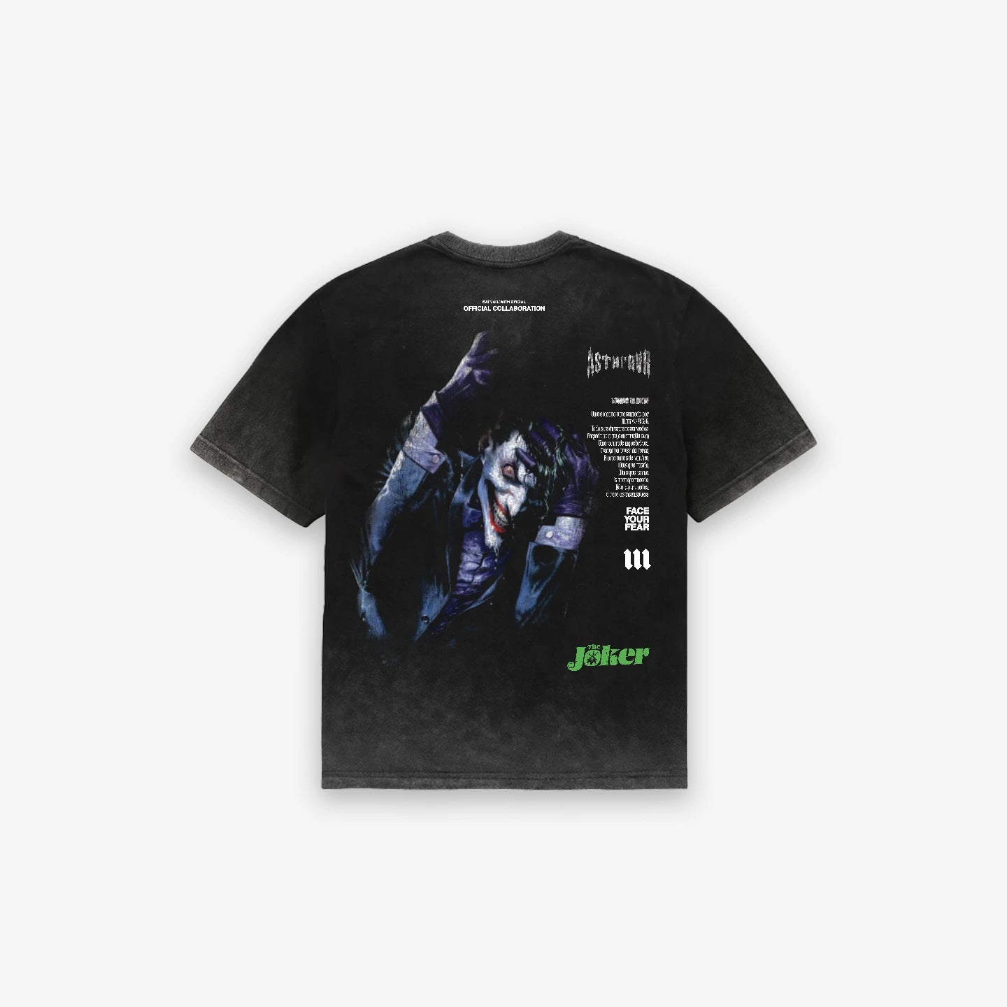 Camiseta Oversized Estonada Premium Mith X Joker Preto