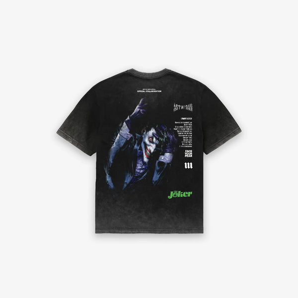 Camiseta Oversized Estonada Premium Mith X Joker Preto
