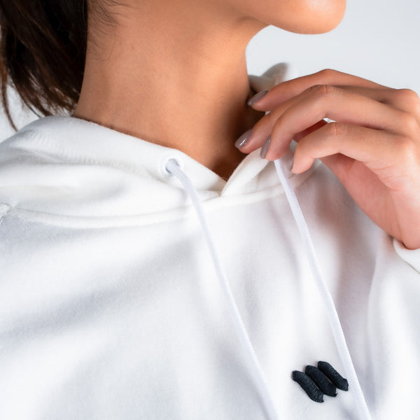 Cropped de Moletom Feminino Mith Nation Off White