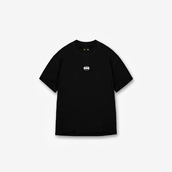 Camiseta Oversized Heavy Mith X Batman Iron Preto