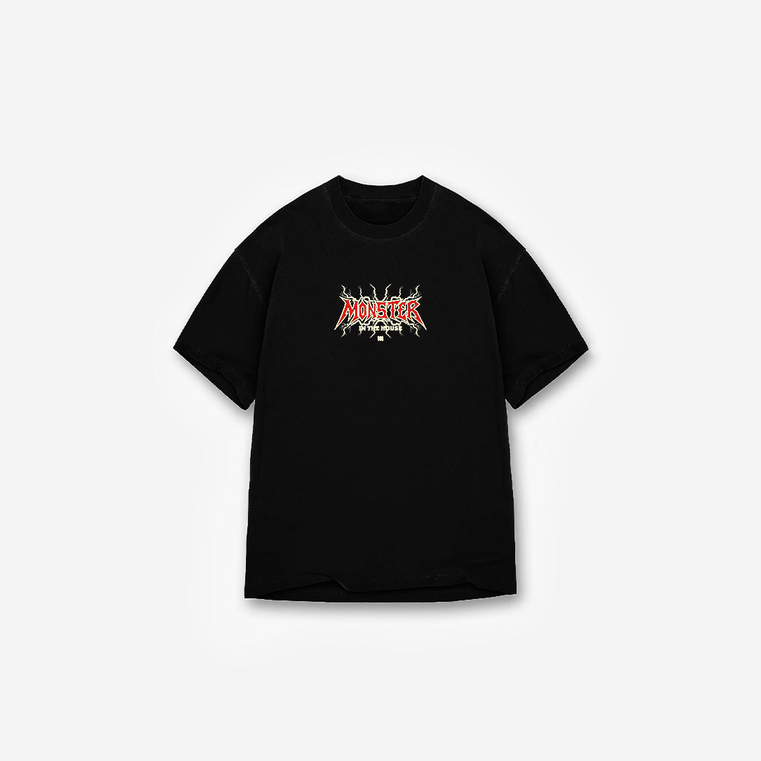 Camiseta Oversized Treino Mith Monster in The House Preto
