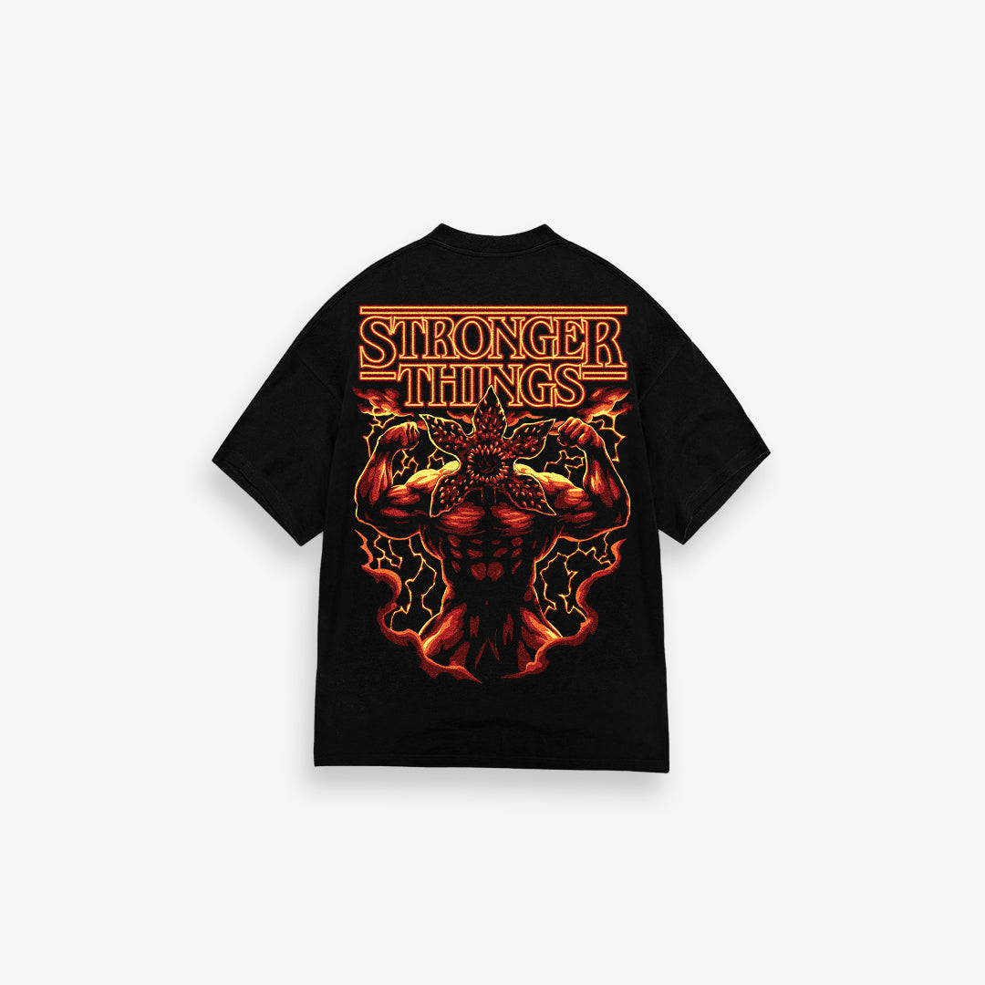Camiseta Oversized Treino Mith Stronger Things Preto