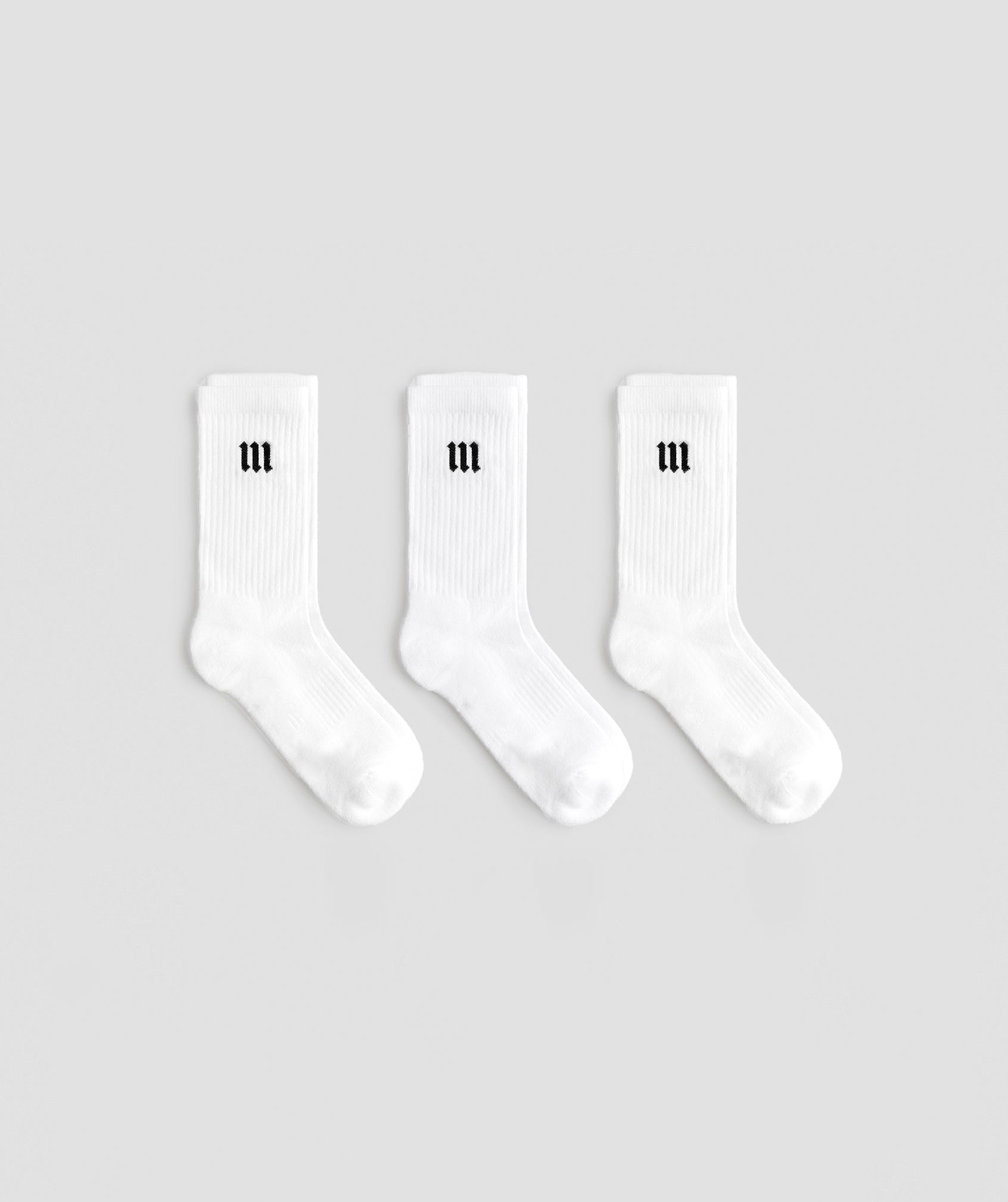 Kit 3 Meias Training Pack Branco