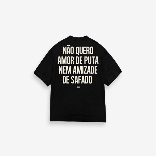 Camiseta Oversized Treino Amor de puta