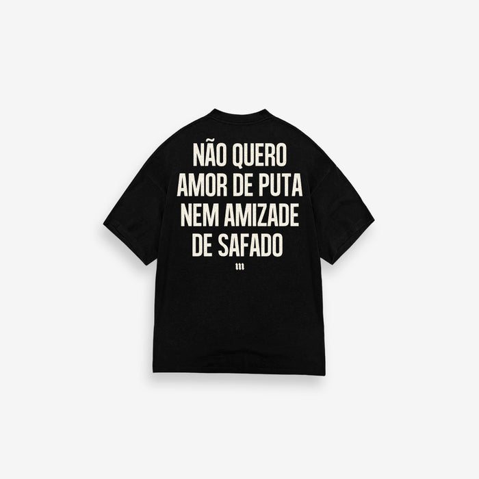 Camiseta Oversized Treino Amor de puta