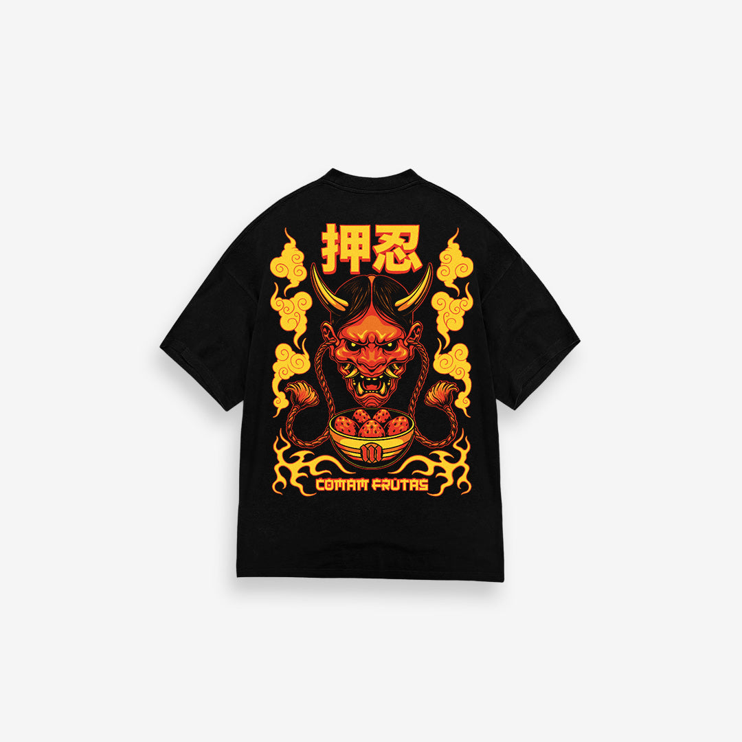 Camiseta Oversized Treino Mith Hanya Preto