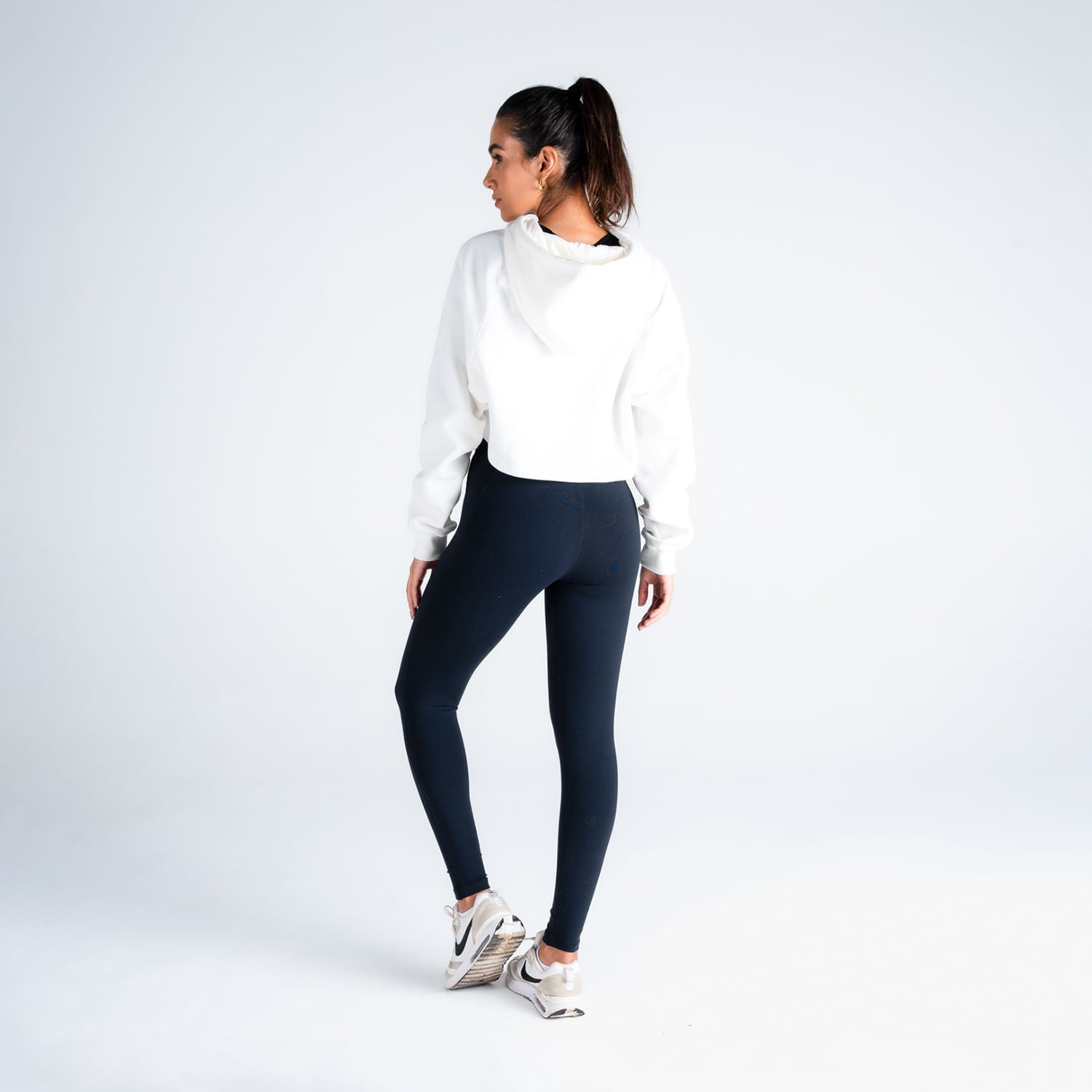 Cropped de Moletom Feminino Mith Nation Off White