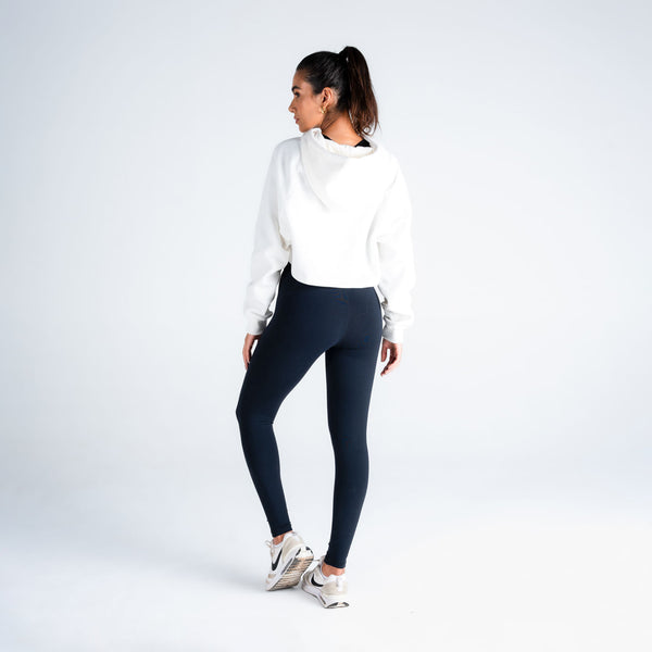 Cropped de Moletom Feminino Mith Nation Off White