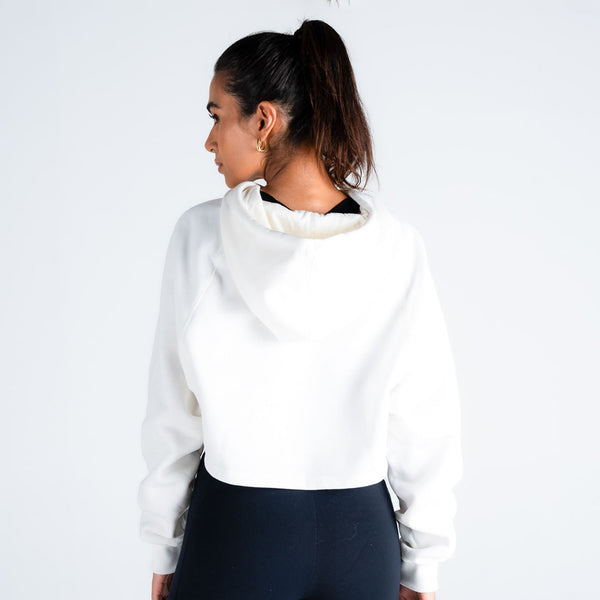 Cropped de Moletom Feminino Mith Nation Off White