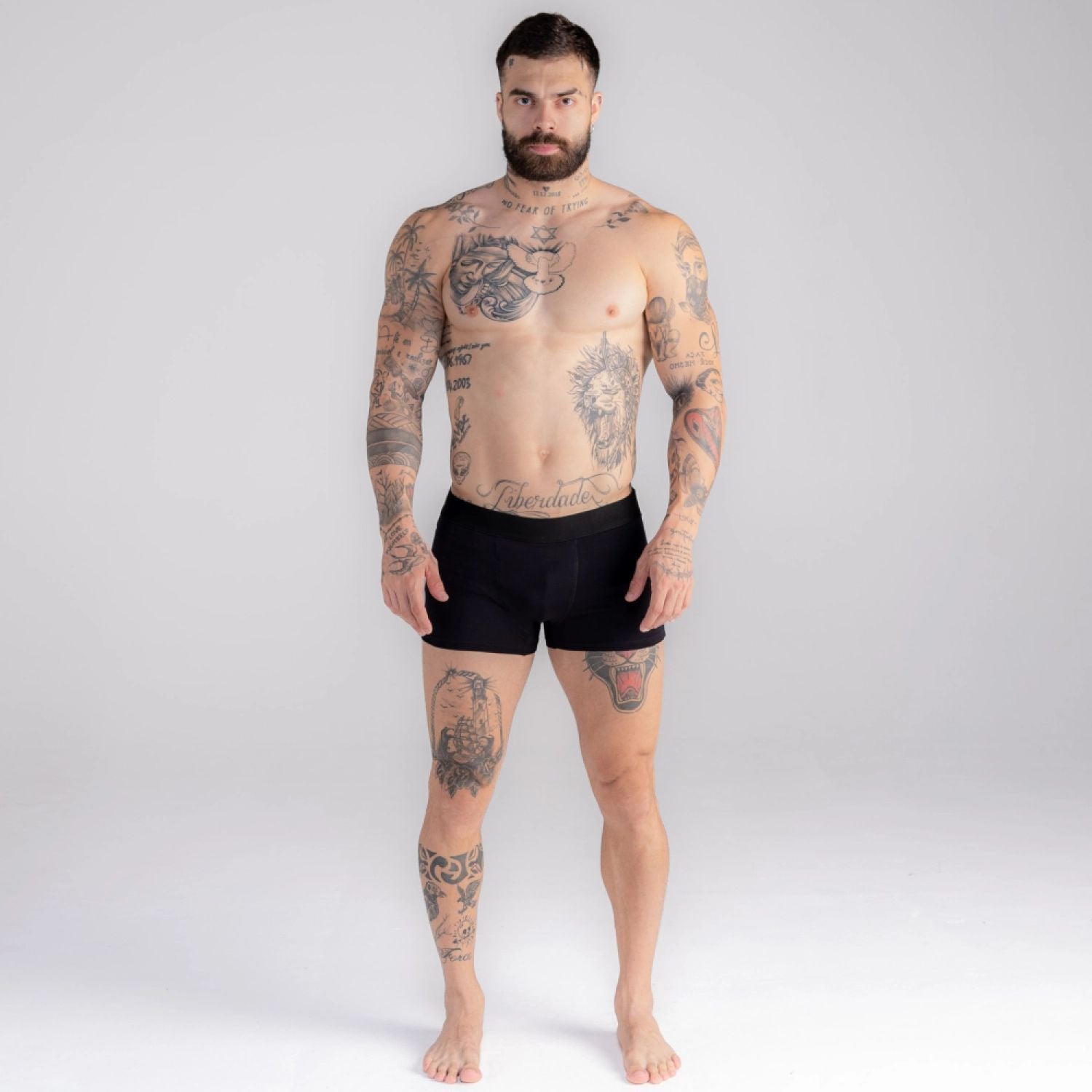Cueca Boxer Microfibra Mith Nation Preto