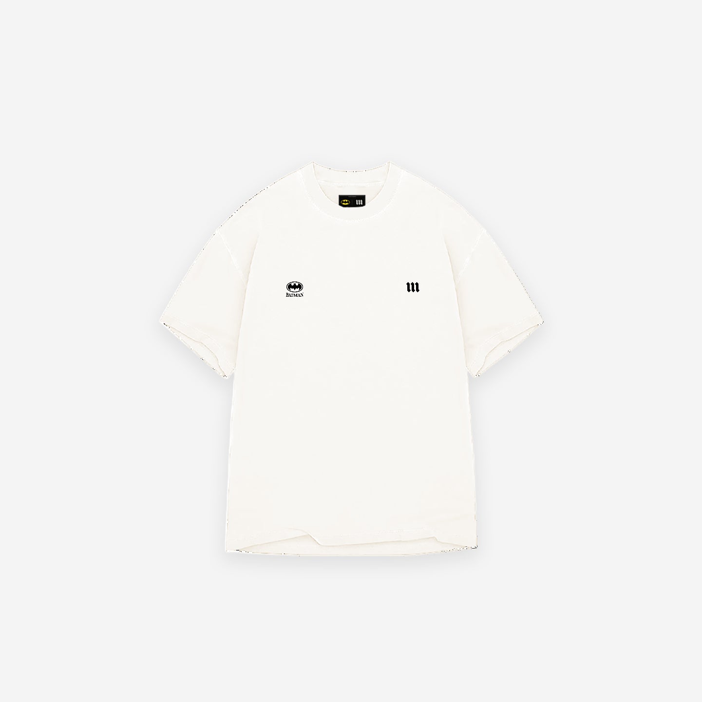 Camiseta Oversized Treino Mith X Batman Dark Knight Off White