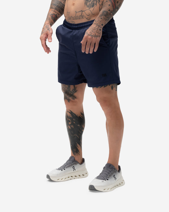 Shorts Regular Tactel Marinho Mith Nation Icon