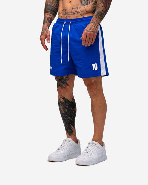 Shorts Curto de Tactel Mith Comam Frutas Azul