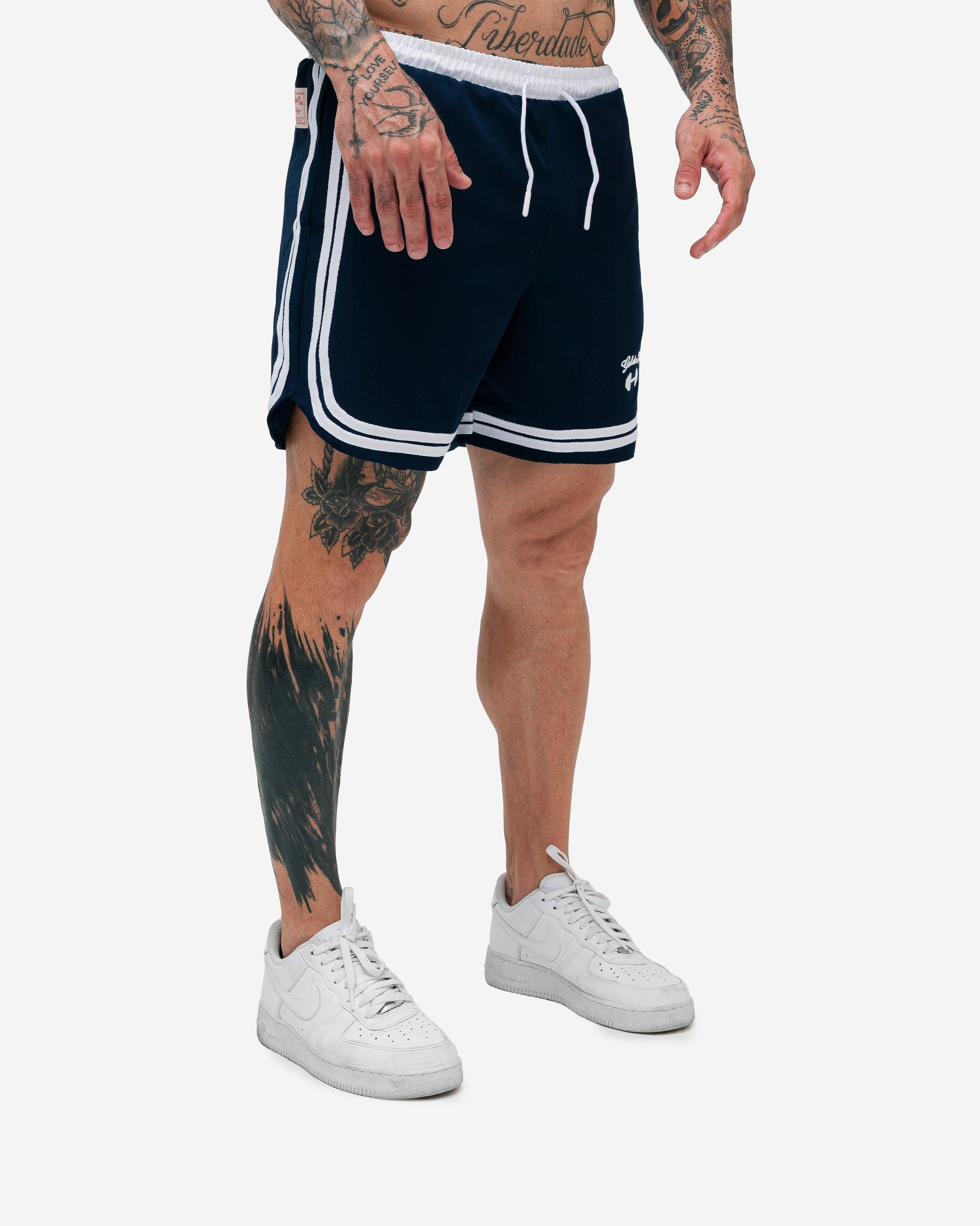 Shorts Curto de Tactel Marinho Golden Era