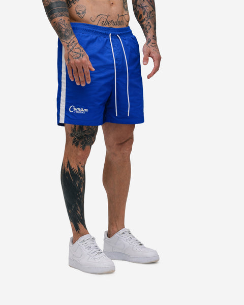 Shorts Curto de Tactel Mith Comam Frutas Azul