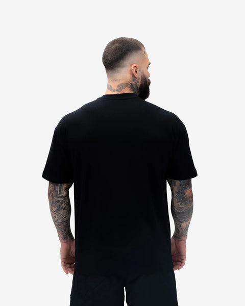 Camiseta Oversized Treino War Preto