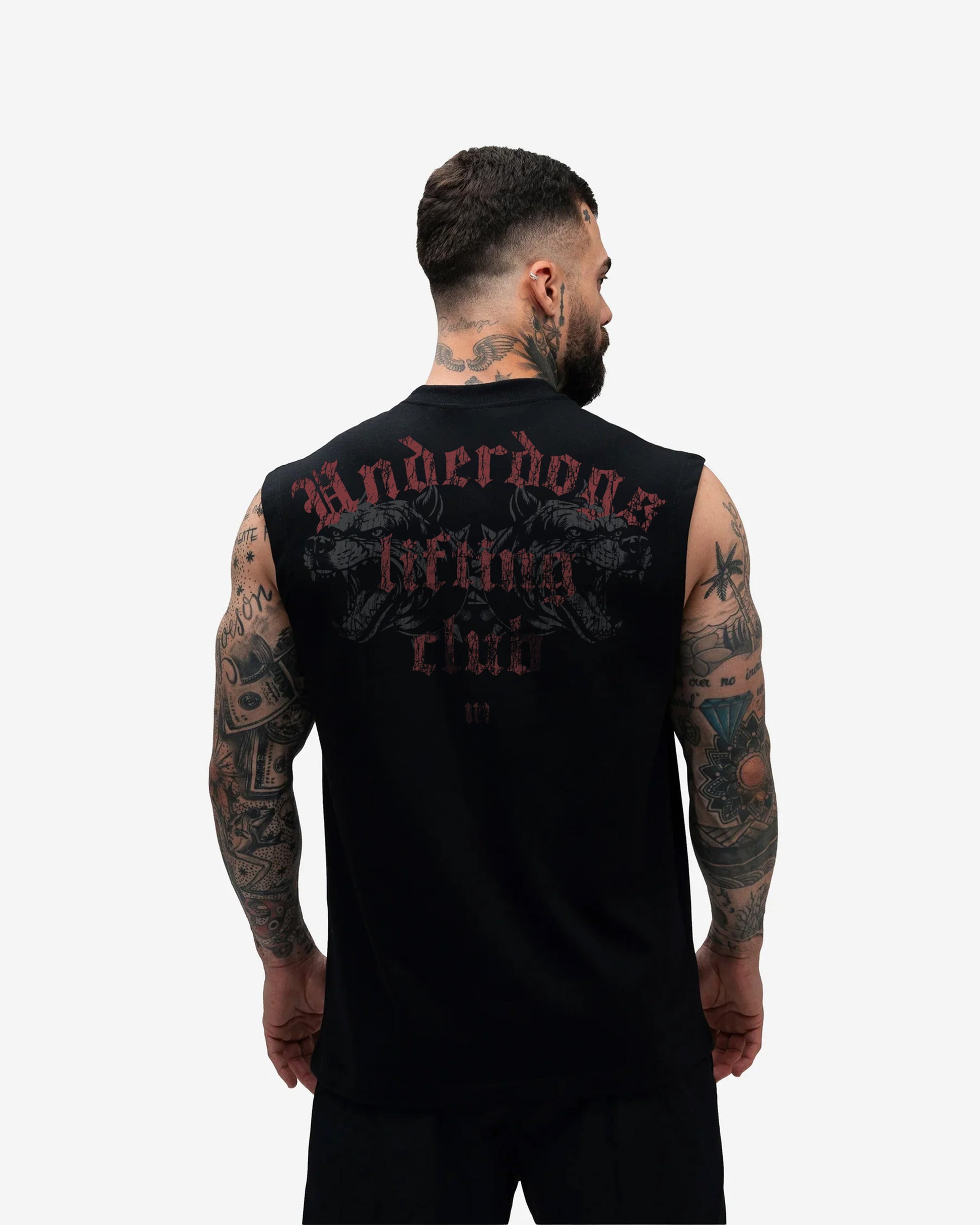 Regata Drop Sholder Slevelles Preto Mith Nation Lifting Club