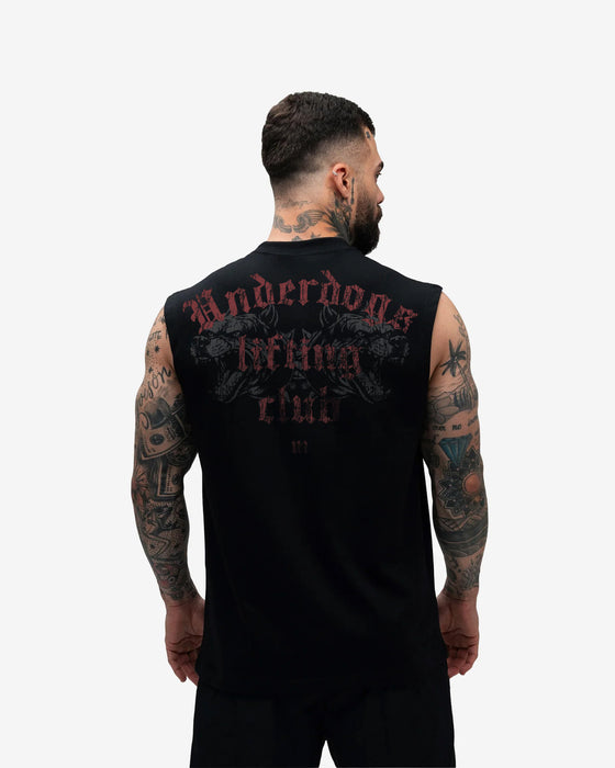 Regata Drop Sholder Slevelles Preto Mith Nation Lifting Club