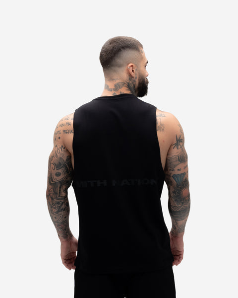 Regata Cut Off Treino Preto Mith Nation