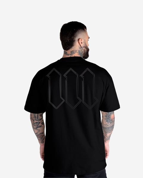 Camiseta Overdized Treino Preto Mith Nation Doodle