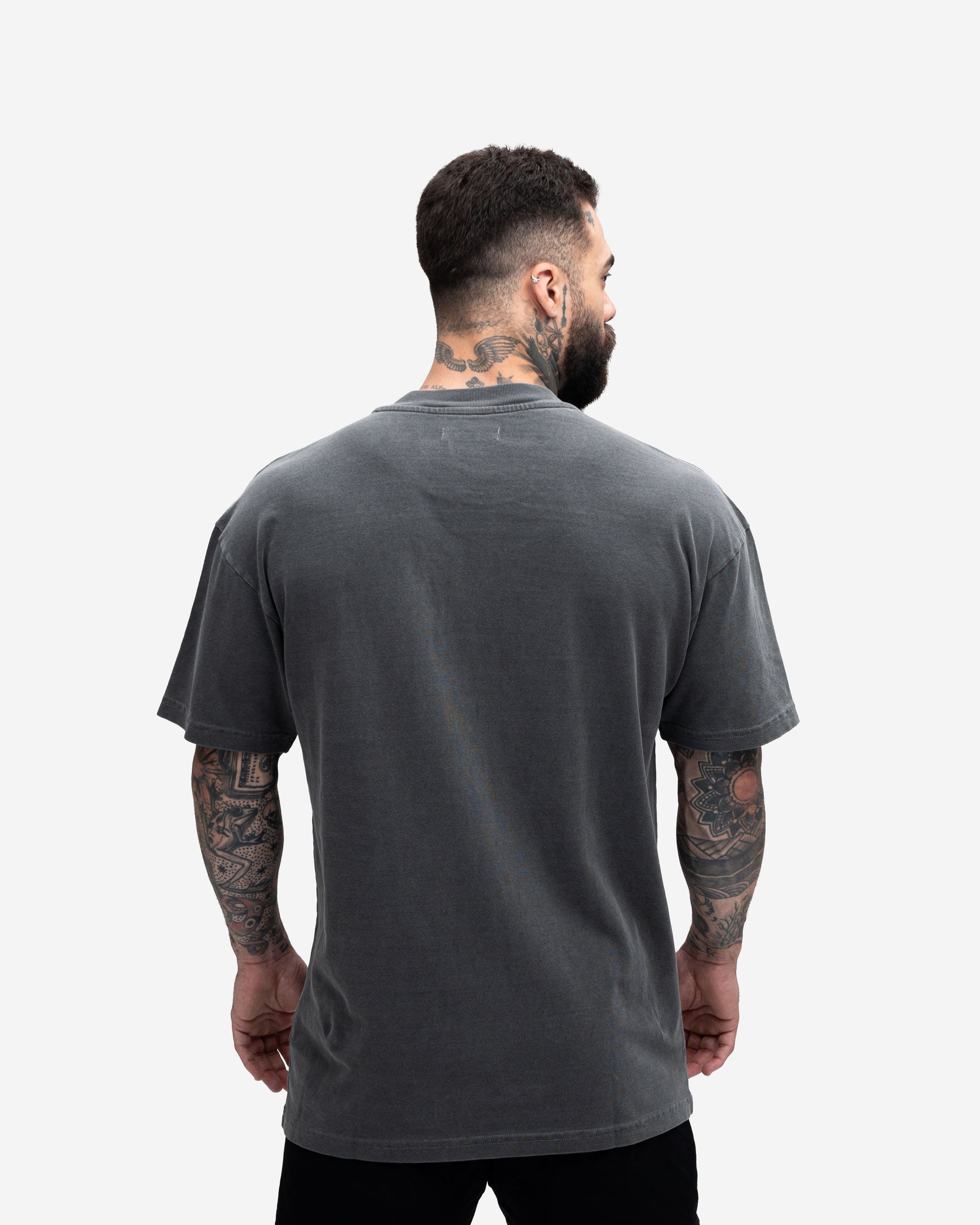 Camiseta Oversized Estonada Mith Under Dogs Cinza