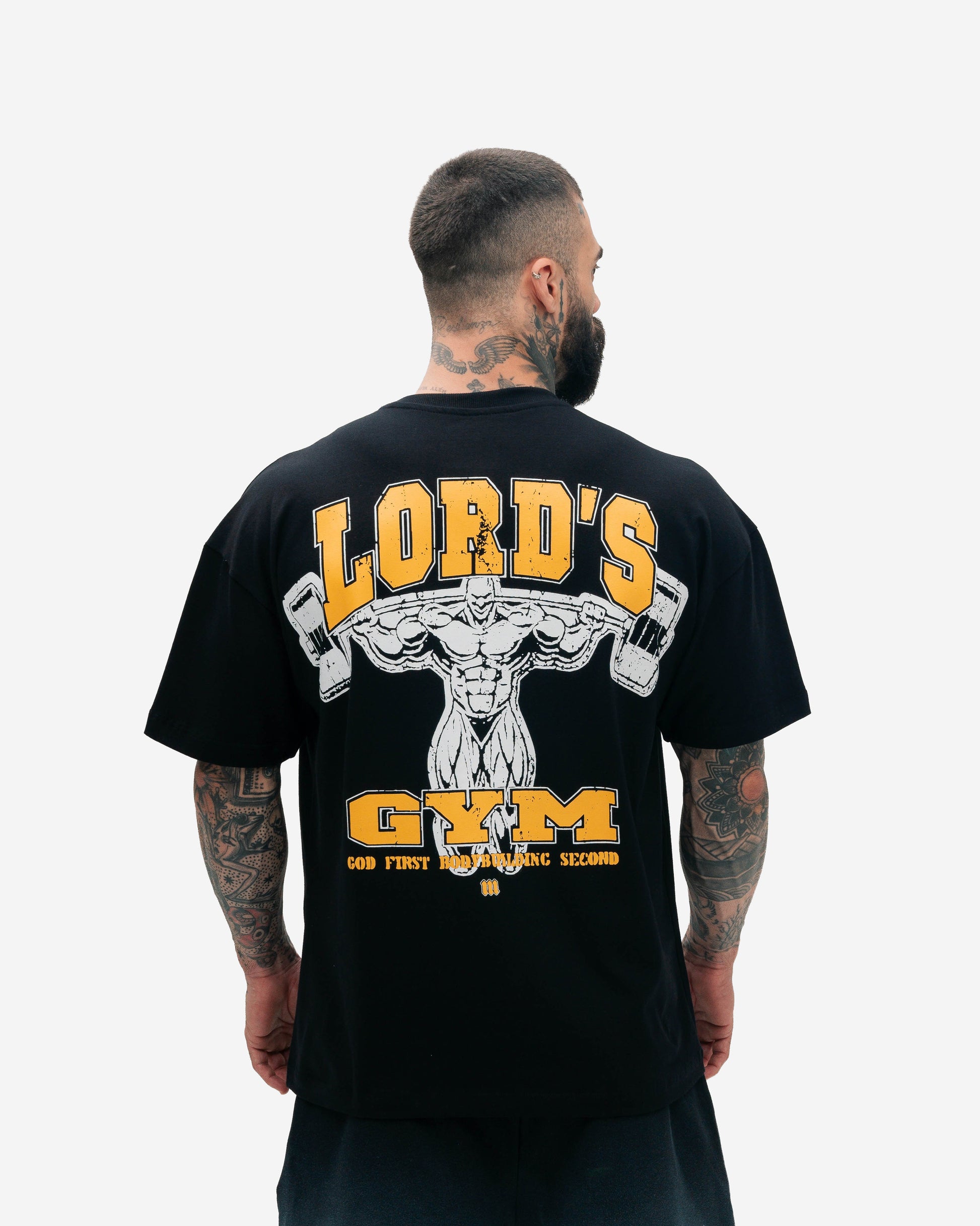 Camiseta Oversized Treino Preto Lord's Gym