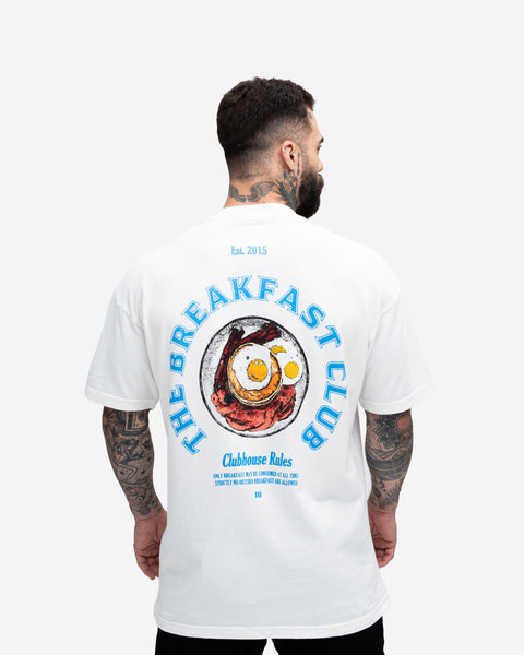 Camiseta Oversized Heavy  Mith The Breakfast Off White