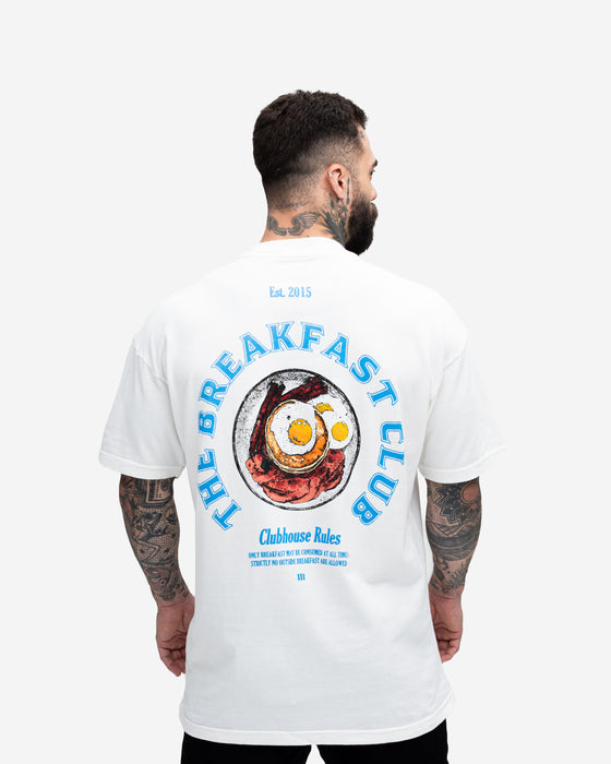 Camiseta Oversized Heavy  Mith The Breakfast Off White