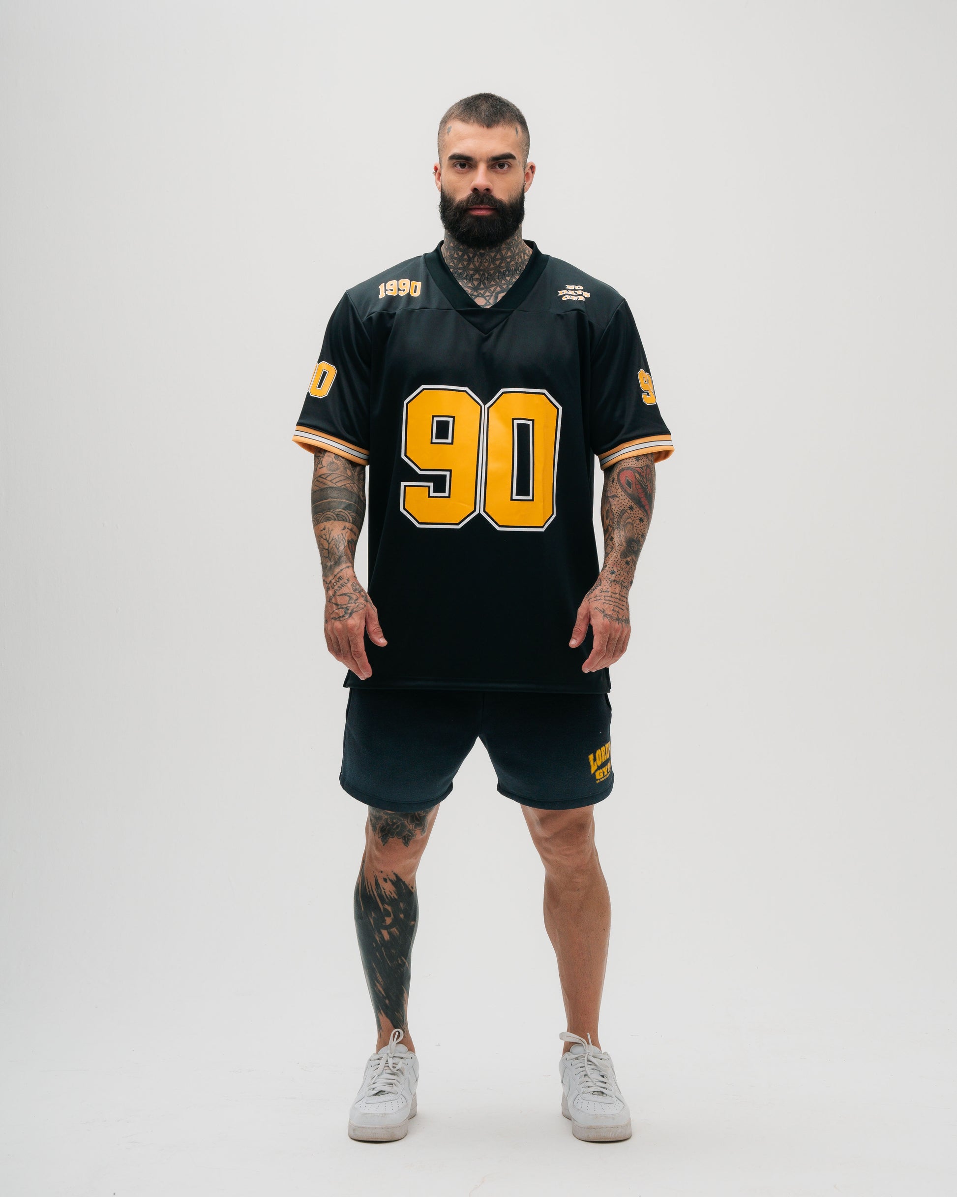 Jersey Oversized Preto Comam Frutas Bulldog