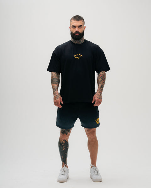 Camiseta Oversized Treino Preto Gold's Gym