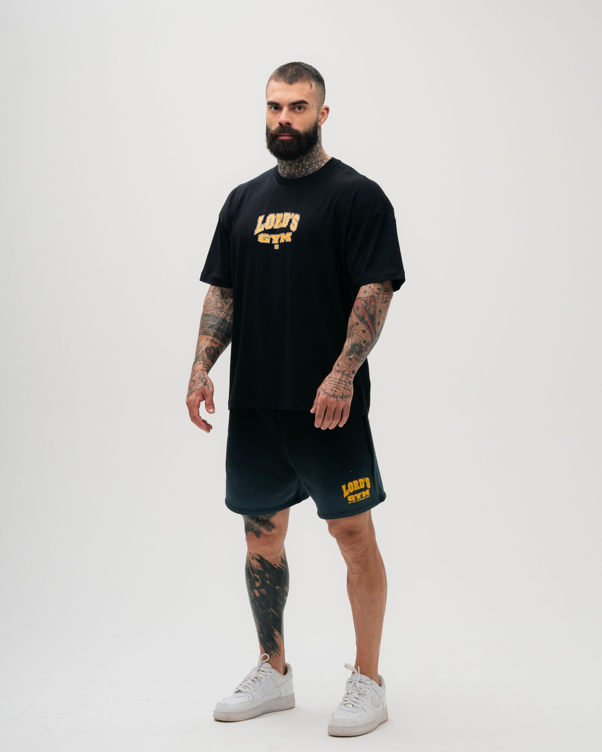 Camiseta Oversized Treino Preto Lord's Gym