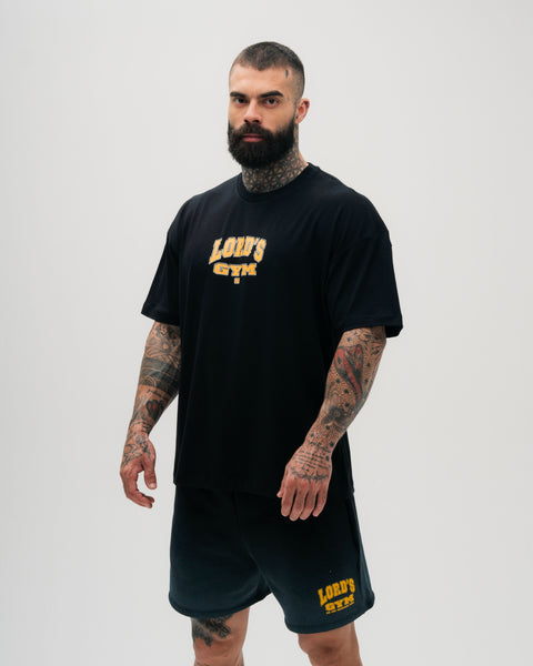 Camiseta Oversized Treino Preto Lord's Gym