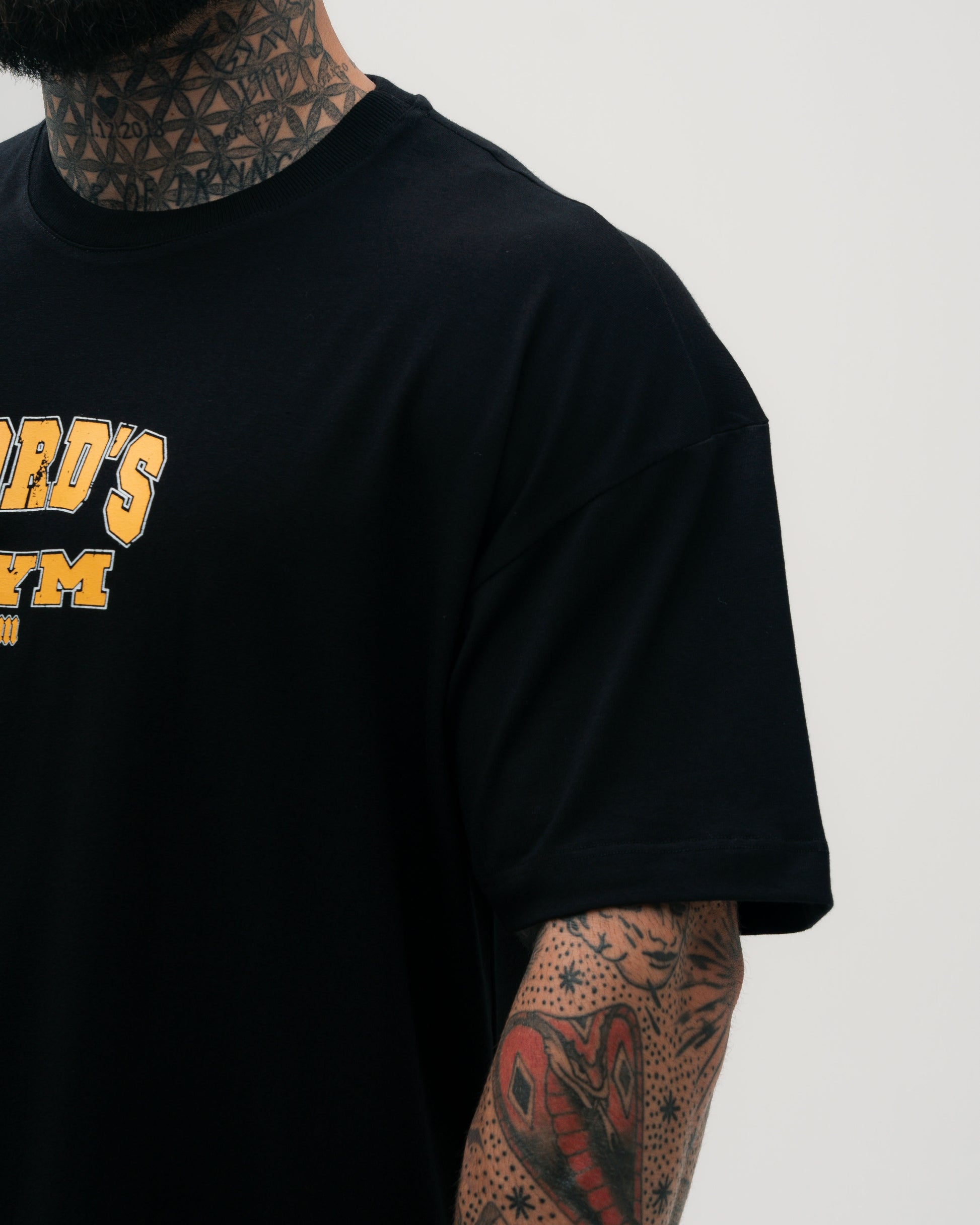 Camiseta Oversized Treino Preto Lord's Gym