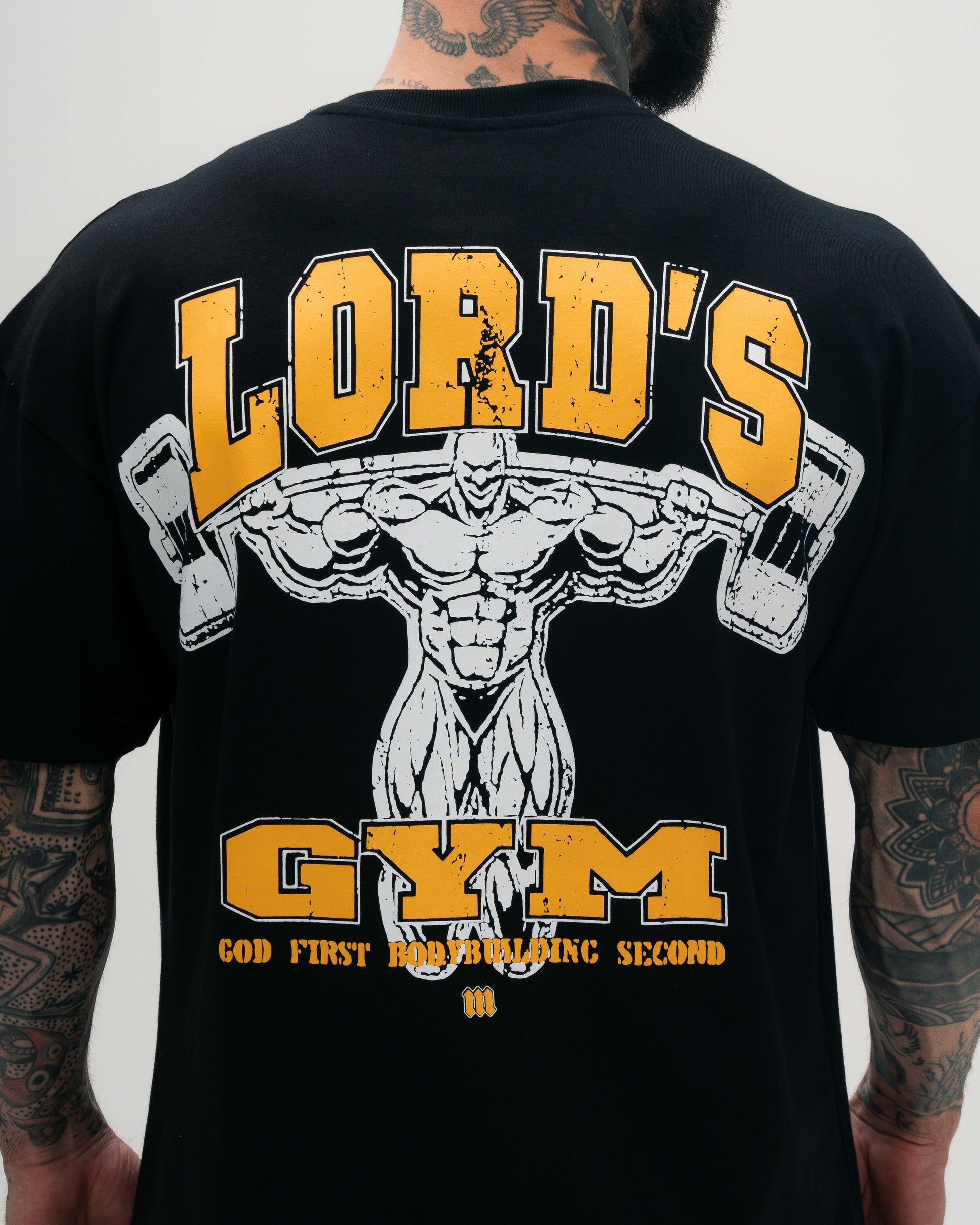 Camiseta Oversized Treino Preto Lord's Gym