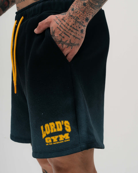 Shorts Curto de Moletinho Estonado Preto Lord's Gym