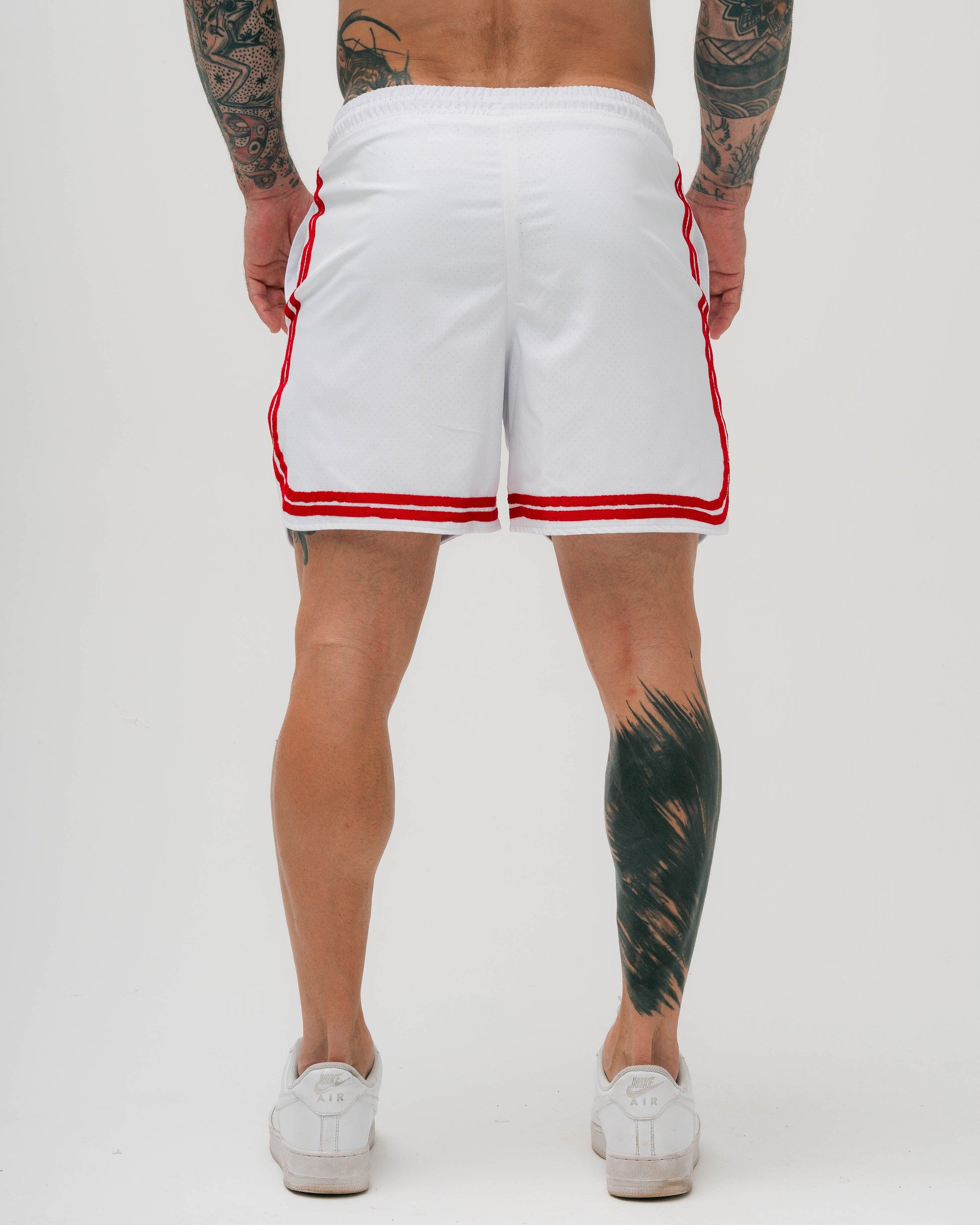 Shorts Curto de Tactel Classic Branco Lord's Gym