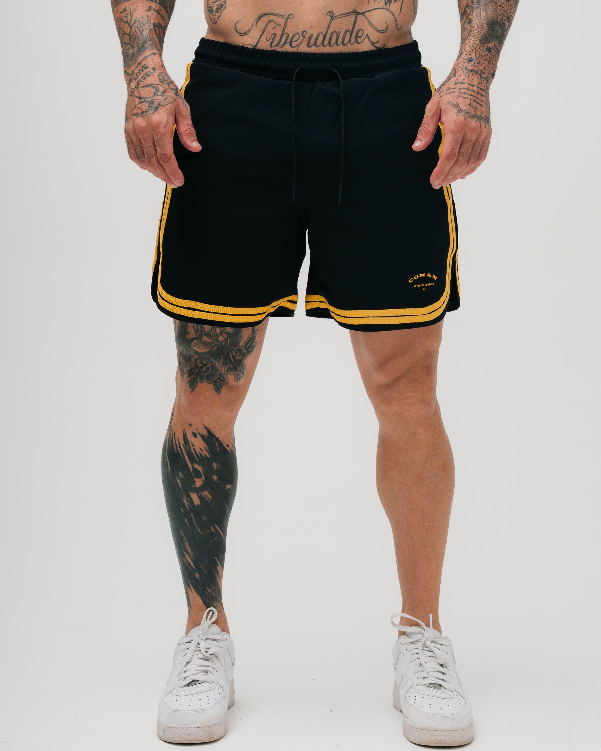 Shorts Curto de Tactel Classic Preto Lord's Gym