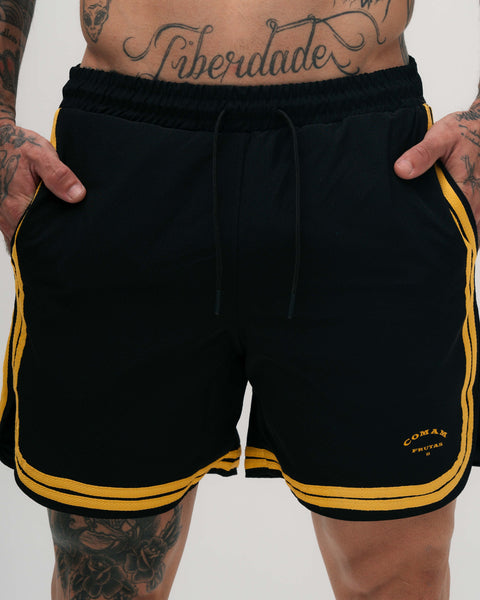 Shorts Curto de Tactel Classic Preto Lord's Gym