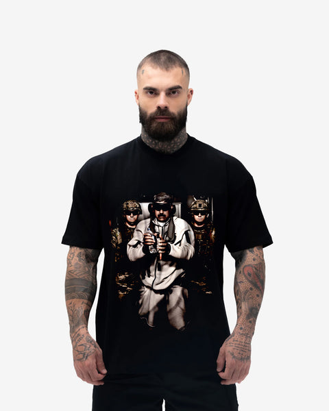 Camiseta Oversized Treino War Preto