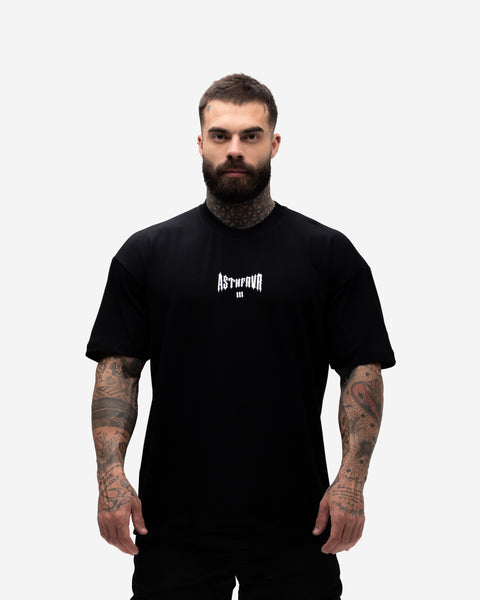 Camiseta Oversized Treino Mith X Batman Aesthetic Forever Preto