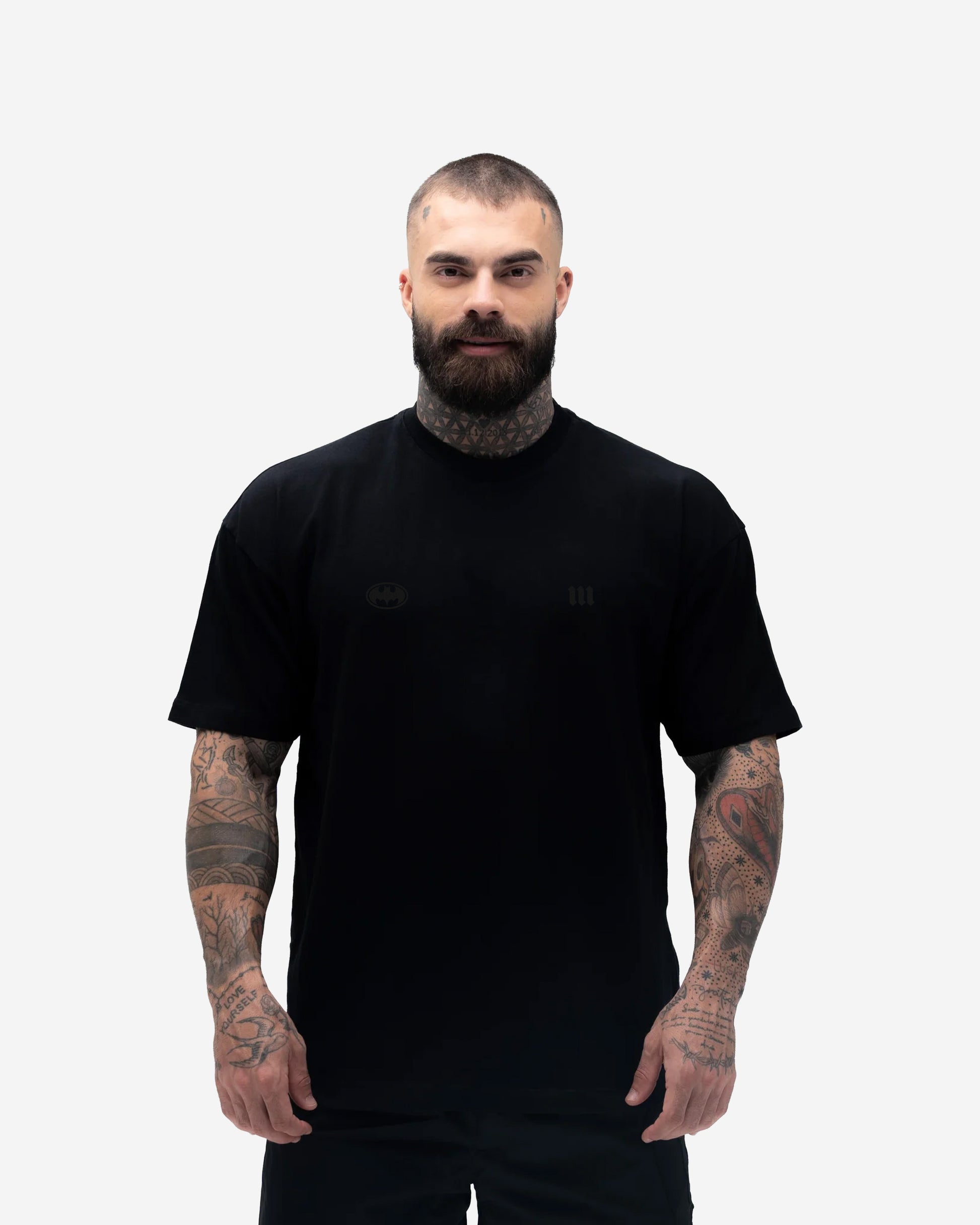 Camiseta Oversized Treino Preto Mith Batman
