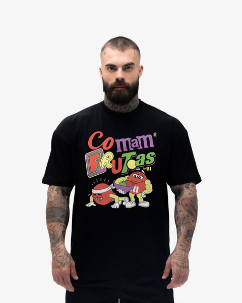 Camiseta Oversized Treino Mith MMs Preto