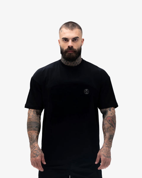 Camiseta Oversized Treino Mith Enquanto Voce Posta Preto