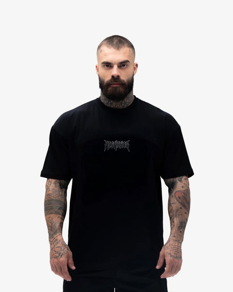 Camiseta Oversized Treino Mith Sandow Preto
