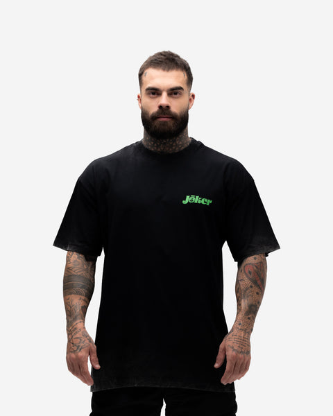 Camiseta Oversized Estonada Premium Mith X Joker Preto